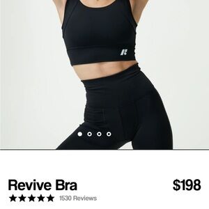 Forme Revive Black Sports Bra